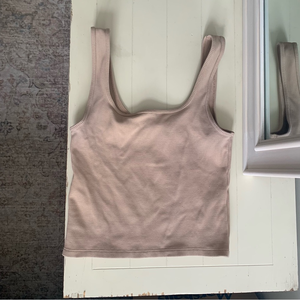 Abercrombie square neck crop tank